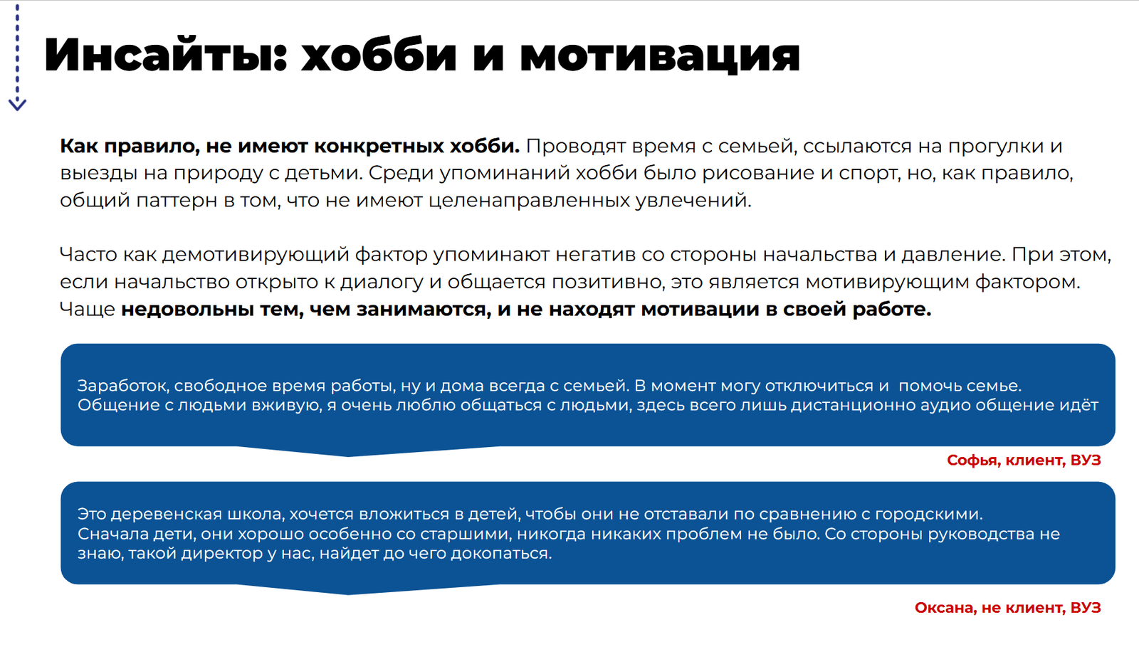 Слайд исследования: сегментация